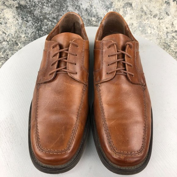 GH Bass & Co Men's Size 13M Sussex Cognac Brown Leather Lace-Up Oxford Shoes - Picture 3 of 14